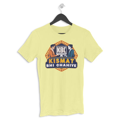 Mens Tshirt with Kaun Banega Crorepati KBC funny design