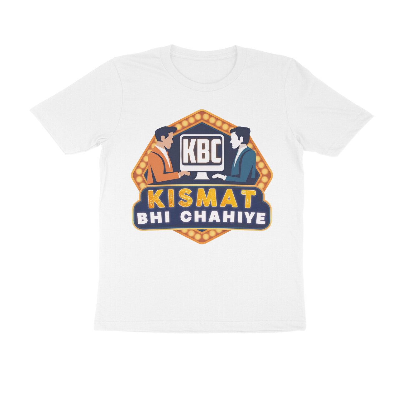 Mens Tshirt with Kaun Banega Crorepati KBC funny design